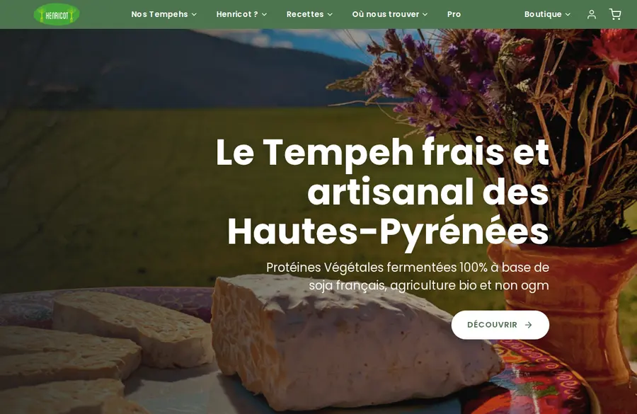 Site de la boutique Henricot